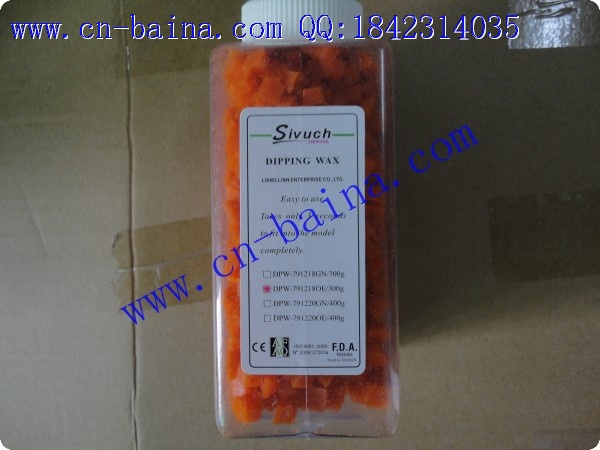 SIVUCH dipping wax square shape 300 g orange