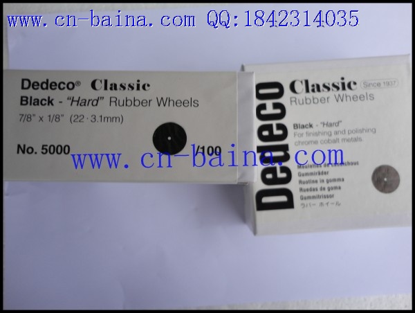 DEDECO classic rubber wheel blue