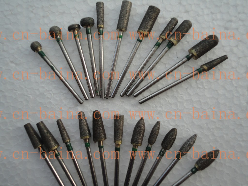 Sintered diamond bur 100 mesh coarse grit bur