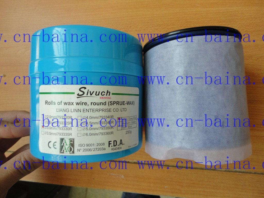 Sivuch dental rolls of wax wire round sprue wax