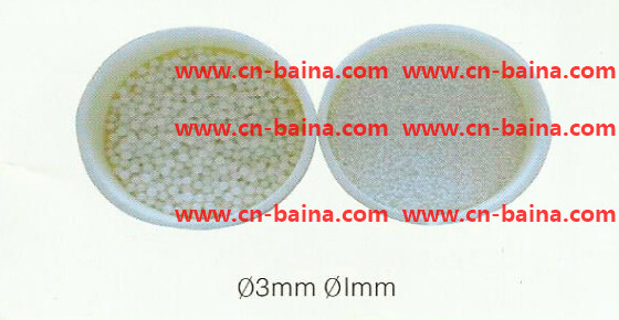 Sintered small zirconia bead